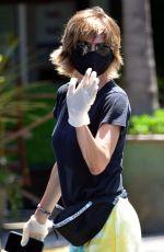 LISA RINNA Wearing a Mask Out in Beverly Hills 07/27/2020