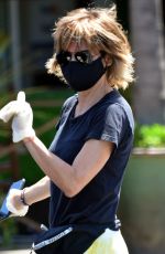 LISA RINNA Wearing a Mask Out in Beverly Hills 07/27/2020