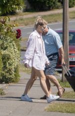 LOTTIE MOSS Arrives in Sussex 07/10/2020