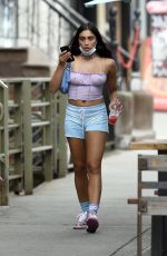 LOURDES LEONE in a Shorts Out in New York 07/08/2020