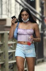 LOURDES LEONE in a Shorts Out in New York 07/08/2020