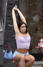 LOURDES LEONE in a Shorts Out in New York 07/08/2020