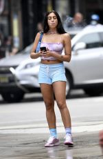 LOURDES LEONE in a Shorts Out in New York 07/08/2020