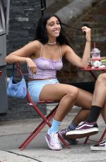 LOURDES LEONE in a Shorts Out in New York 07/08/2020