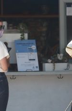 LUCY HALE and NINA DOBREV Out in Los Angeles 07/18/2020