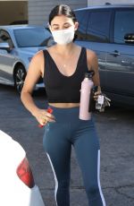 LUCY HALE Arrives at a Pilates Studio in Los Angeles 07/03/2020