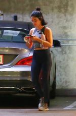 LUCY HALE Arrives at a Private Workout Session in Los Angeles 07/17/2020