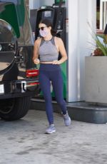 LUCY HALE at a Gas Station in Los Angeles 07/17/2020