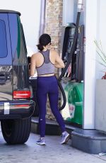 LUCY HALE at a Gas Station in Los Angeles 07/17/2020