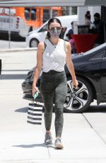 LUCY HALE Out and About in Studio City 07/24/2020