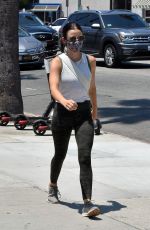 LUCY HALE Out and About in Studio City 07/24/2020