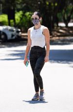 LUCY HALE Out and About in Studio City 07/24/2020