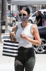 LUCY HALE Out and About in Studio City 07/24/2020