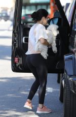 LUCY HALE Out for Coffee with a Friend in Studio City 06/30/2020