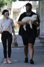 LUCY HALE Out for Coffee with a Friend in Studio City 06/30/2020