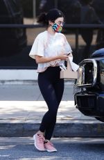 LUCY HALE Out for Coffee with a Friend in Studio City 06/30/2020