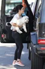 LUCY HALE Out for Coffee with a Friend in Studio City 06/30/2020