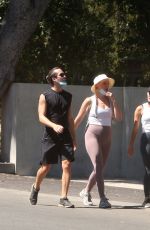 LUCY HALE Out for Morning Hike with Friends in Los Angeles 07/30/2020