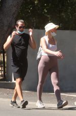 LUCY HALE Out for Morning Hike with Friends in Los Angeles 07/30/2020