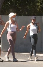 LUCY HALE Out for Morning Hike with Friends in Los Angeles 07/30/2020