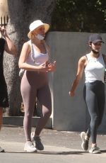 LUCY HALE Out for Morning Hike with Friends in Los Angeles 07/30/2020