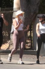 LUCY HALE Out for Morning Hike with Friends in Los Angeles 07/30/2020