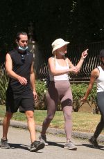 LUCY HALE Out for Morning Hike with Friends in Los Angeles 07/30/2020