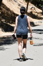 LUCY HALE Out Hiking at Laurel Canyon in Los Angeles 07/19/2020