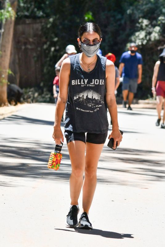 LUCY HALE Out Hiking at Laurel Canyon in Los Angeles 07/19/2020