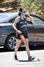 LUCY HALE Out Hiking at Laurel Canyon in Los Angeles 07/19/2020