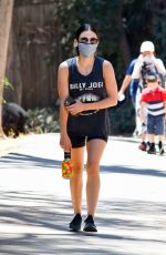 LUCY HALE Out Hiking at Laurel Canyon in Los Angeles 07/19/2020