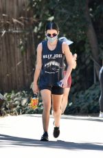 LUCY HALE Out Hiking at Laurel Canyon in Los Angeles 07/19/2020