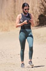 LUCY HALE Out Hiking in Los Angeles 07/13/2020