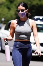 LUCY HALE Out Hiking in Los Feliz 07/17/2020