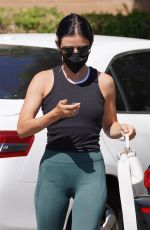 LUCY HALE Shopping at Walgreens in Studio City 07/13/2020