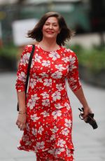 LUCY HOROBIN Arrives at Global Radio in London 07/09/2020