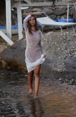 MADALINA GHENEA at a Photoshoot in Ischia 07/20/2020