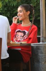 MADISON BEER Out for Lunch at Matsuhisa in Beverly Hills 07/27/2020
