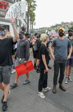 MAIKA MONROE and Joe Keery at Breonna Taylor Protest in Los Angeles 06/05/2020