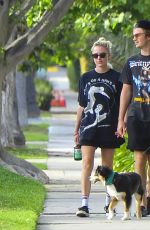 MAIKA MONROE and Joe Keery Out with Their Dog in Beverly Hills 05/16/2020