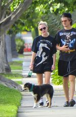 MAIKA MONROE and Joe Keery Out with Their Dog in Beverly Hills 05/16/2020