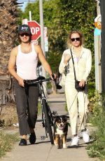 MAIKA MONROE and Joe Keery Out with Their Dog in West Hollywood 05/22/2020