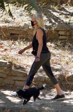 MALIN AKERMAN Out Hiking with Her Fog in Los Feliz 07/13/2020
