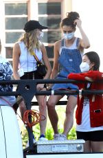 MARGARET QUALLEY, CARA DELEVINGNE and KAIA GERBER at a Protest Rally in Los Angeles 07/15/2020
