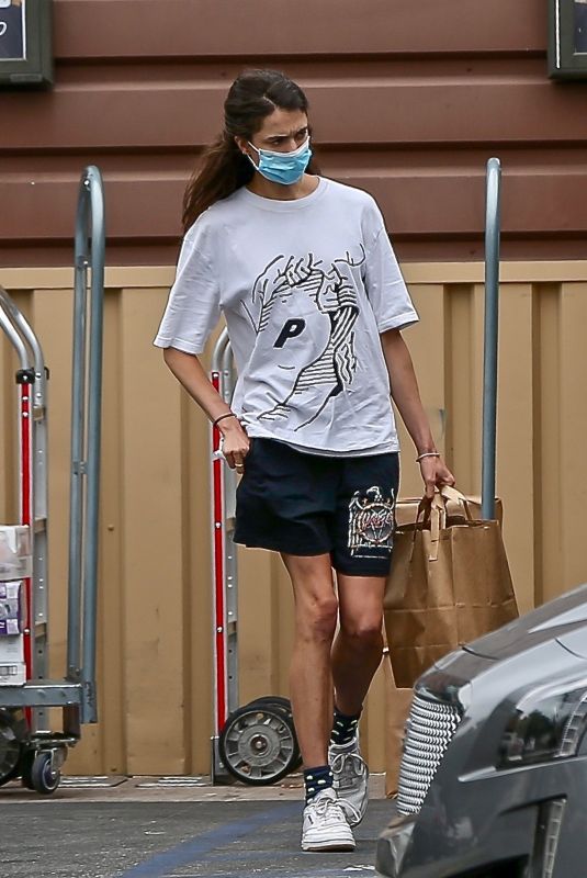 MARGARET QUALLEY Out Shopping in Los Angeles 07/01/2020