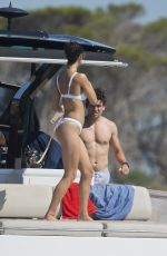 MARIA PEDRAZA in Bikini at a Yacht in Italy 07/18/2020