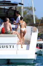 MARIA PEDRAZA in Bikini at a Yacht in Italy 07/18/2020