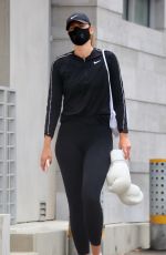 MARIA SHARAPOVA Workout at a Beach in Los Angeles 07/29/2020