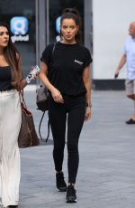 MAURA HIGGINS Out at Leicester Square in London 07/22/2020