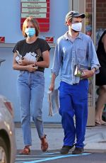 MAYA HAWKE and Tom Sturridge Out Shopping in New York 07/23/2020